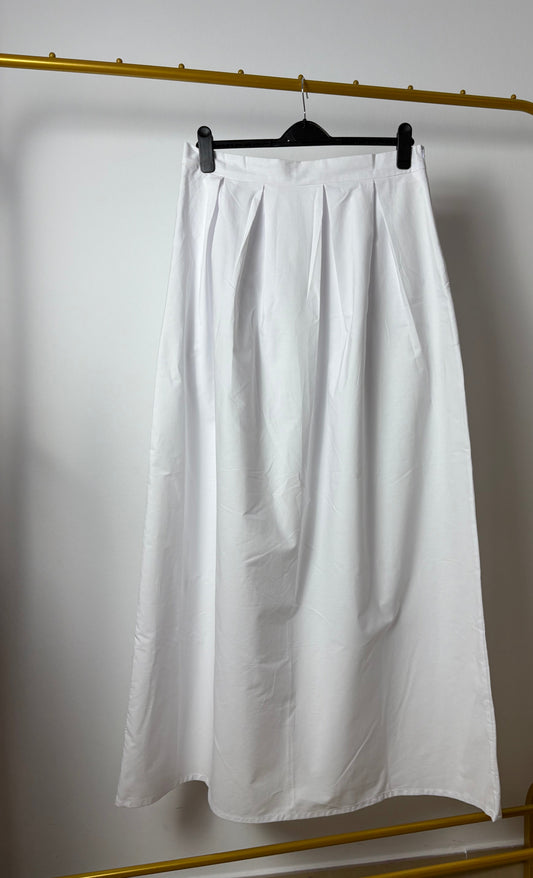 Cream skirt