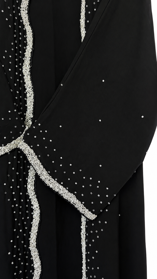 Abaya Noir Crystal