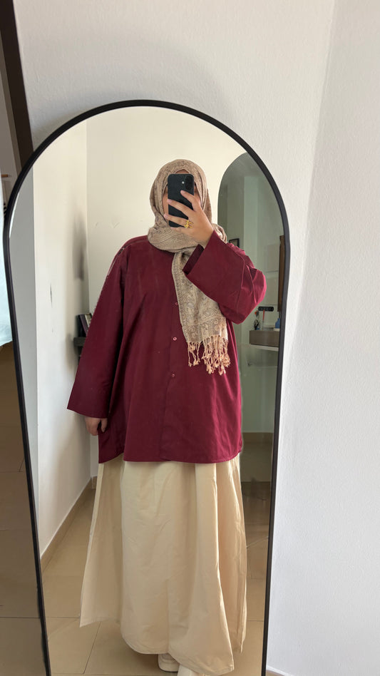Pomegranate blouse