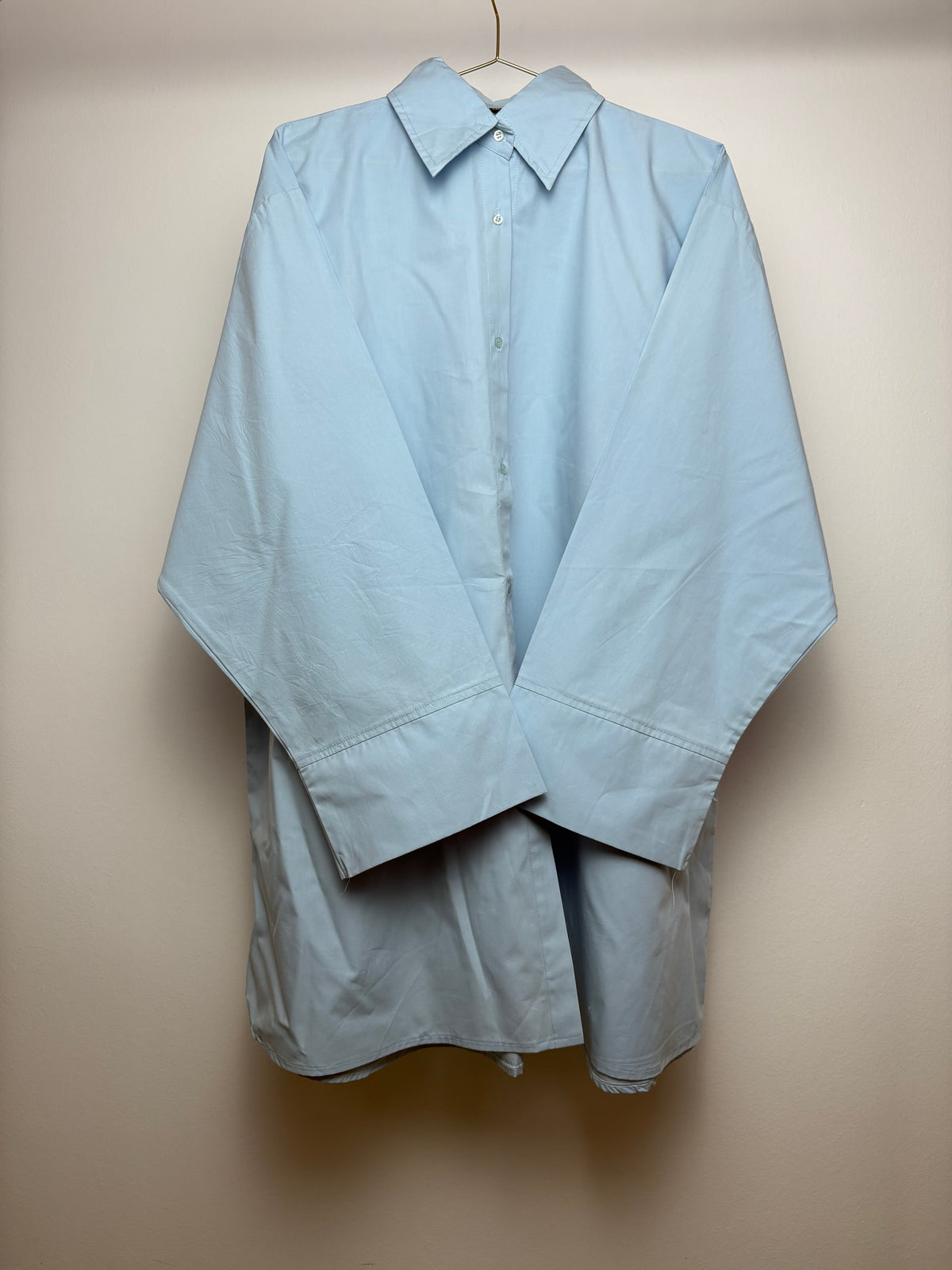 Powder blue blouse